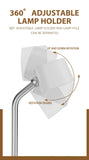 Multifunction LED Desk Lamp Wireless Charger Pad Stand Clock Bluetooth Speaker Night Light USB Port Night Lighting