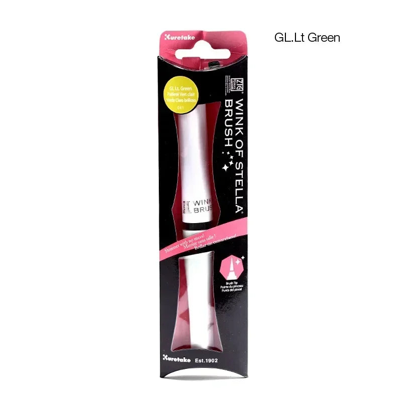 1PC ZIG Kuretake Wink of Stella Bling Brush Pen Multicolor Shiny Watercolor Flashing Powder Soft Glitter Pens MS-56 Marker