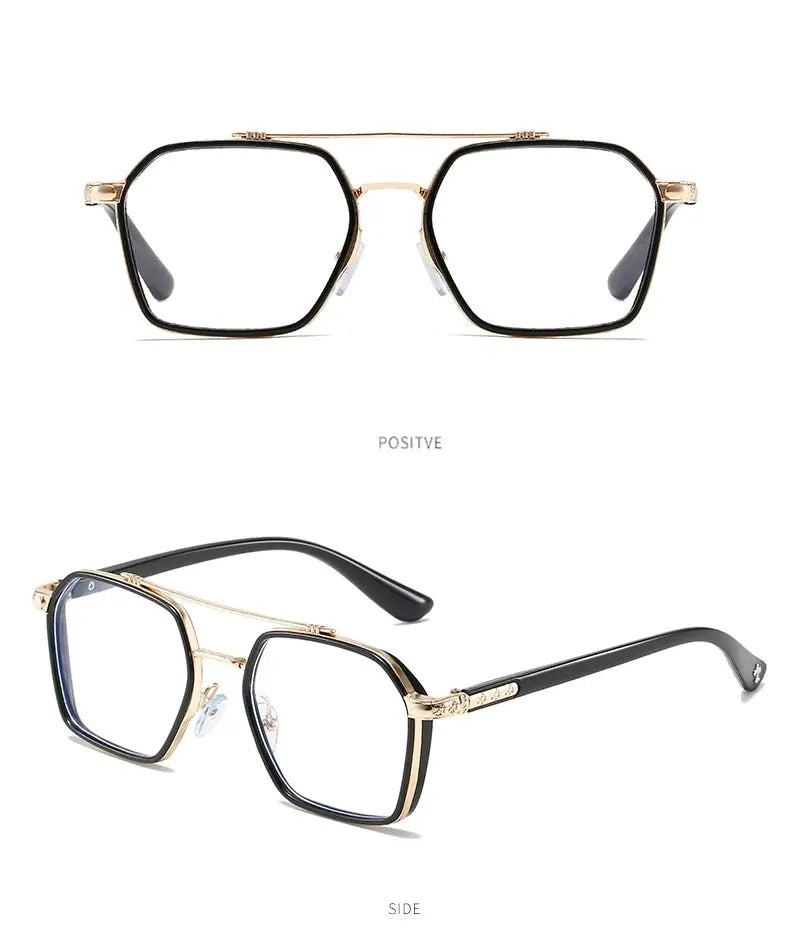 Men And Women Retro Double Beam Anti Blue Light Computer Mirror Reading And Playing Games Eye Protection 2023