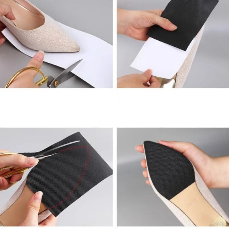 Sole Cuttable Anti Slip Sticker High Heels Anti Damage Patch Shoes Wear Resistant Self Adhesive Stickers Boots Protective Paster