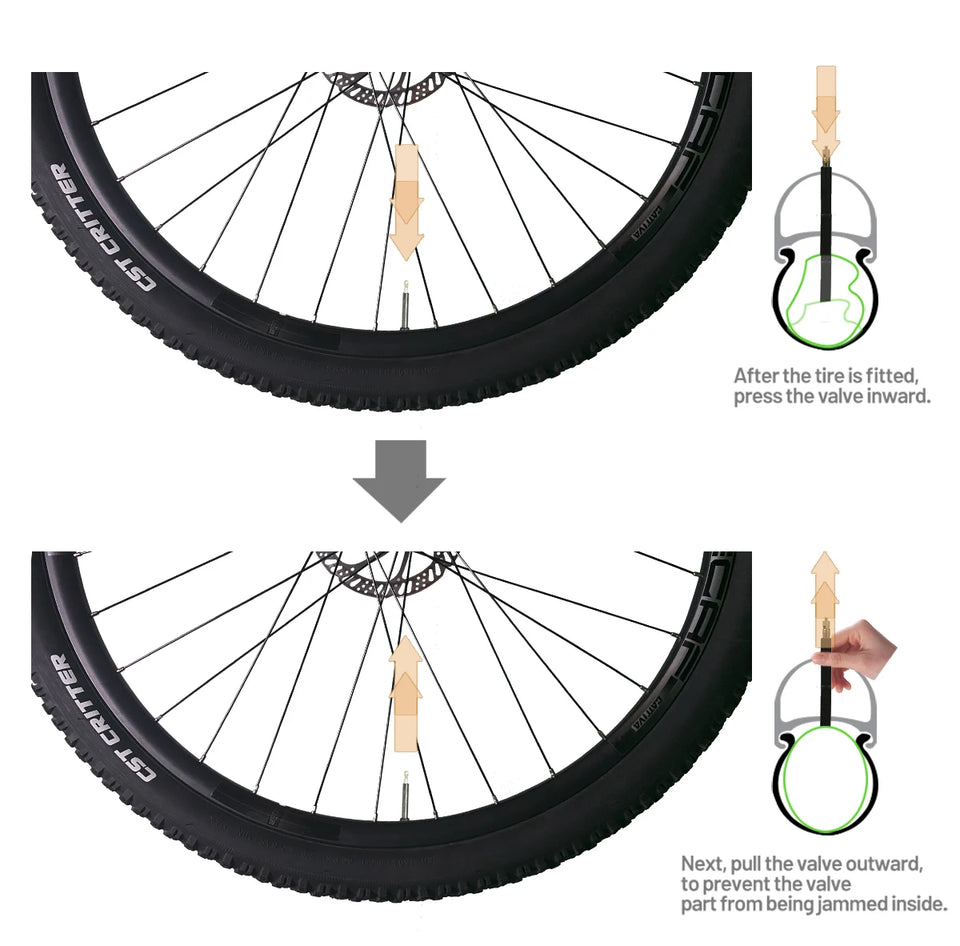 2pcs CYCLAMI Ultralight Bike Inner Tube 26 27.5 29 Inches MTB Bicycle TPU Material Bicycle Tire 45mm French Valve FV Super Light