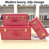 Clothes Storage Boxes Lids Large Capacity Bedroom Storage Boxes Makeup Stationery Organizers Box Toy Props Handicrafts Home