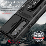 For Samsung Galaxy A14 A34 A54 5G Case Slide Camera Protect Armor Phone Case For Samsung A54 A 14 34 54 Magnet Holder Ring Cover