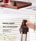GIANXI Cold Brew Coffee Maker Home Cold Kettle Portable non-leaking Tea Cold Brew Cup Ice Drop Kettle Cold Brew Fruit Teapot