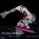 New 6 Dof Robotic Arm Manipulator Industrial Robot Model with MG996R Servos for Arduino Robot Arm DIY Kit Suction Cup STEM Toys
