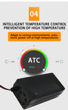 71.4V 3A 4A 2A Li-ion Charger 17S 61.2V 62.9V 3A Lithium Chargers T/PC/IEC 3Pin Connector