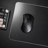Fashion Solid Color Tempered Photovoltaic Glass Gaming Mouse Pad - Ultra-Smooth Surface for FPS, Office & PC Laptop Desk Mat