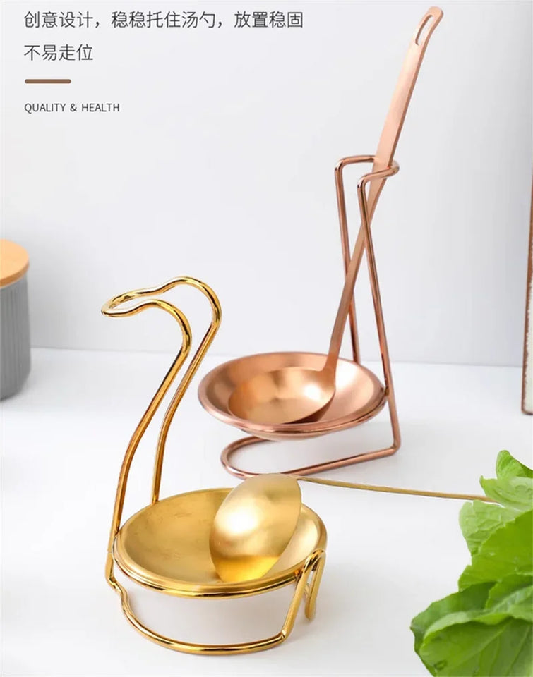 Gadget Multifunctional Portable Spoon Rest for Hotpot Restaurant Food Restaurant Utensil Household Upright Ladle Holder Kitchen