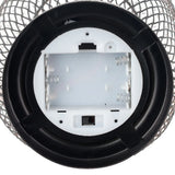 2Pcs Metal Cage Table Lamp Round Shaped LED Lantern Battery Powered Cordless Lamp for Weddings Party  Home Decor Candle Holder