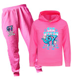 Kids Clothes Steal a Brainrot Six Seven 6-7  Baby Girls Hooded Sweatshirt Pants 2pcs Set Boys Autumn Pullover Tracksuits 5192