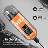HIENA Electric Nose Hair Trimmer Mini Pocket Nose Ears Hair Eyebrow Trimmer for Men Rechargeable Clipper ﻿home appliance