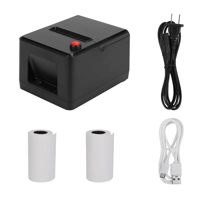 Ticket Dispenser 57mm Label Receipt Take Number Machine and Restaurant Pagers Queue Call Management System Restaurant Equipments