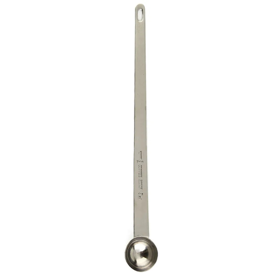 Stainless Steel Coffee Spoon Long Handle Stirring Spoon Graduated Spoons 5ml/10ml/15ml/20ml/25ml/30ml Coffee Tea Tools Supplies
