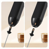 Mini Milk Frother Electric Egg Blender Coffee Whisk Mixer USB Rechargeable Handheld Mixer Foamer Shaker Cooking Drink Blender