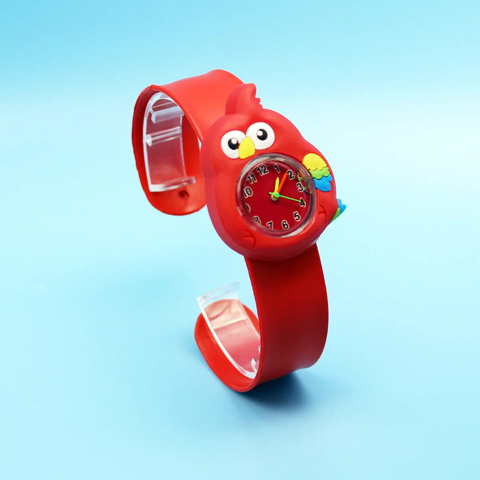 New Fashion Cartoon Animal Flash Light Girl Watches Kids Bracelet Silicone Strap Children Watch Clock Reloj Digital Wristwatches