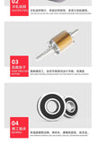100W Double Grinder Machine Artifact Table Grinder Motor Micro Coarse and Fine Polishing Electric Grinding Wheel Grindig Stone