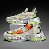 Customizable New Fashion Retro Sneakers Men Mesh Running Shoes for Mens Comfortable Chunky Dad Shoes Breathable Sports Shoes