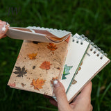 JIANWU Whisper of Leaves Series Vintage Texture Landscape Collage Scrapbook Material Paper Creative Junk Journal Stationery
