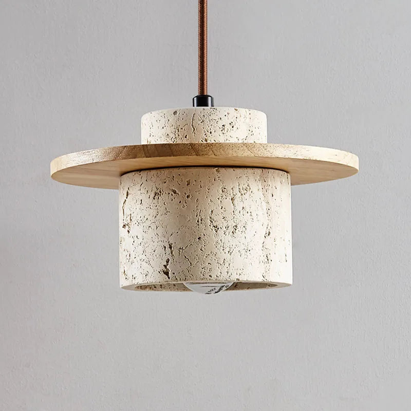 Wabi-sabi wind yellow cave stone chandelier vintage homestay bedroom bedside lamp bar restaurant restaurant cafe lamp