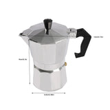 Moka Pot Electric Coffee Maker, 500W 5 Levels,Adjustable Temperature with Heating Plate, Automatic Heating Espresso Coffee Maker
