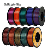 KINGROON Silk Dual-color PLA Filament 3D Printer 1.75mm 11/22 lbs Silk PLA Filament Plastic Materials 3D Printing Special Color