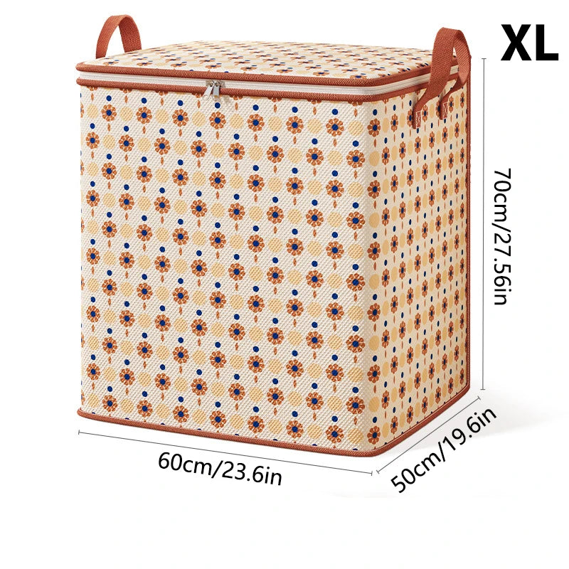 Large Capacity Clothes Storage Bags Closet Organizers Storage Bins Foldable Storage Toy Containers Box Dust-Proof Moving Bag