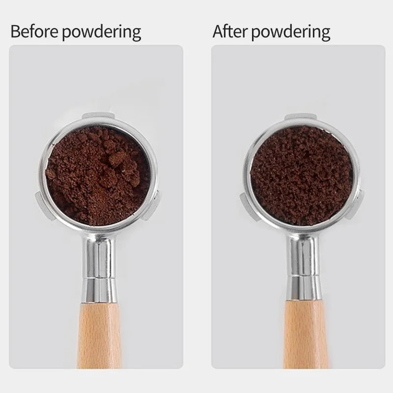 Espresso Coffee Stirring Tool, Coffee Powder Stirrer, Needle Distributor, Wood Handle, Barista Hand Distribution Tool