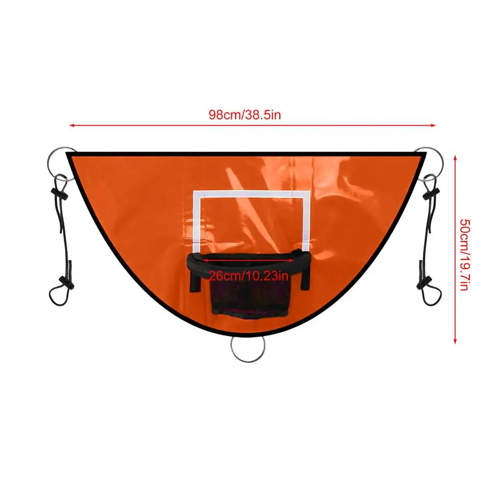 98x50cm Kids Basketball Hoop  with Pump & Ball Kids Trampoline Basketball Hoop Set Sunproof Basketball Hoop for Boys And Girls