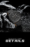 Original NAVIFORCE Business Luxury Leather Strap Men Watches Sports Chronograph Watch for Man 3ATM Waterproof Quartz Wristwatch