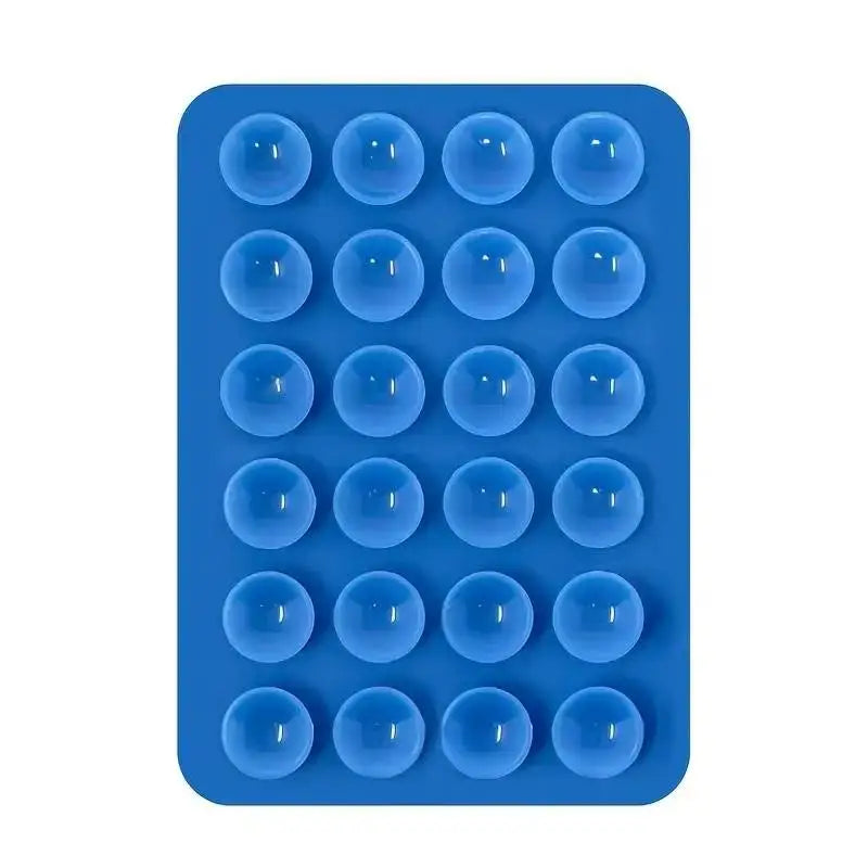 Silicone Suction Phone Holder Mat Multi-functional Suction Cup Phone Stand Square Anti-Slip Single-Sided Case Mount Back Sticker