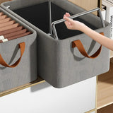 Premium Closet Organizer Box for Clothes And Pants - Layered Storage Basket for Neat Wardrobe Home Must-Have