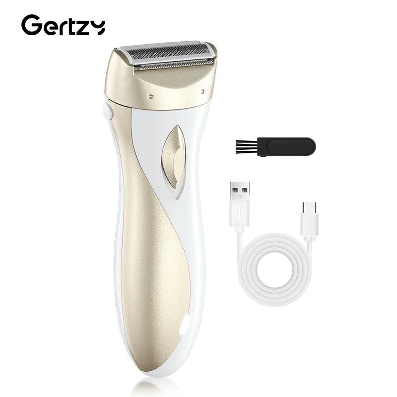 Professional body hair trimmer - USB rechargeable, used for smooth full body beauty