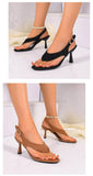 Women Sandals Fashion High Heels Sandals For Summer Women Shoes 2026 Ankle Strap Heel Zapatos Mujer Summer Footwear Women Pumps
