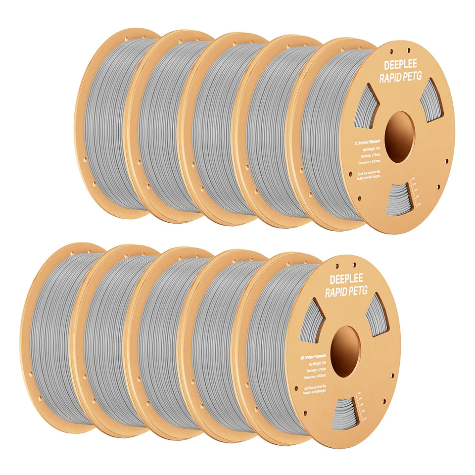 DEEPLEE Rapid PETG Filament 1.75mm 1KG 3d printing materials PETG Black Filament 1kg Fits for Most FDM 3D Printers DEEPLEE