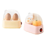 Electric Egg Boiler Automatic Cooker Rapid Egg Boiler Breakfast Machine Multi-Function Egg Cooker 2 Eggs Portable Food Steamer