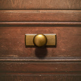 Antique Brass Handle with Backboard Vintage Cover Up Furniture Handle Drawer Cupboard Bar Pull Handle for Home