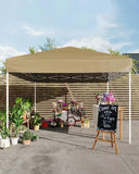 10x10 FT Pop Up Canopy Tent with 3 Adjustable Heights – Outdoor Sun Shade Shelter, 4 Sandbags & Carry Bag, for Parties & Events
