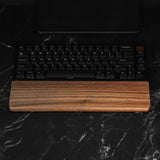 CHOSFOX Wooden Keyboard Wrist Rest Walnut Mouse Pad Solid Mouse Pad Wrist Support Anti-Slip Base Mechanical Keyboard Wrist Rest