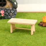 Doll House Mini Wooden Coffee Table Wood Simulation Teatable Coffee Table Living Room Toy Doll House Accessories Mini Dollhouse