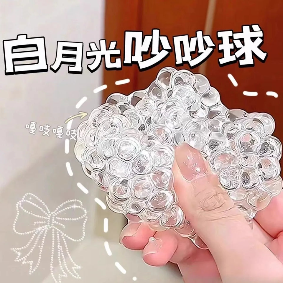 Squishy Balls Ice Beads Stress Relief Toy Super Soft Mochi Fidget Toy with Slow Rebound Texture for Adult Anxiety Relaxation