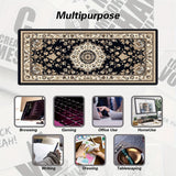 XXL Black Persian mouse pad long table mat floor mat carpet Game Work home desktop accessories Game player office quickly shipp