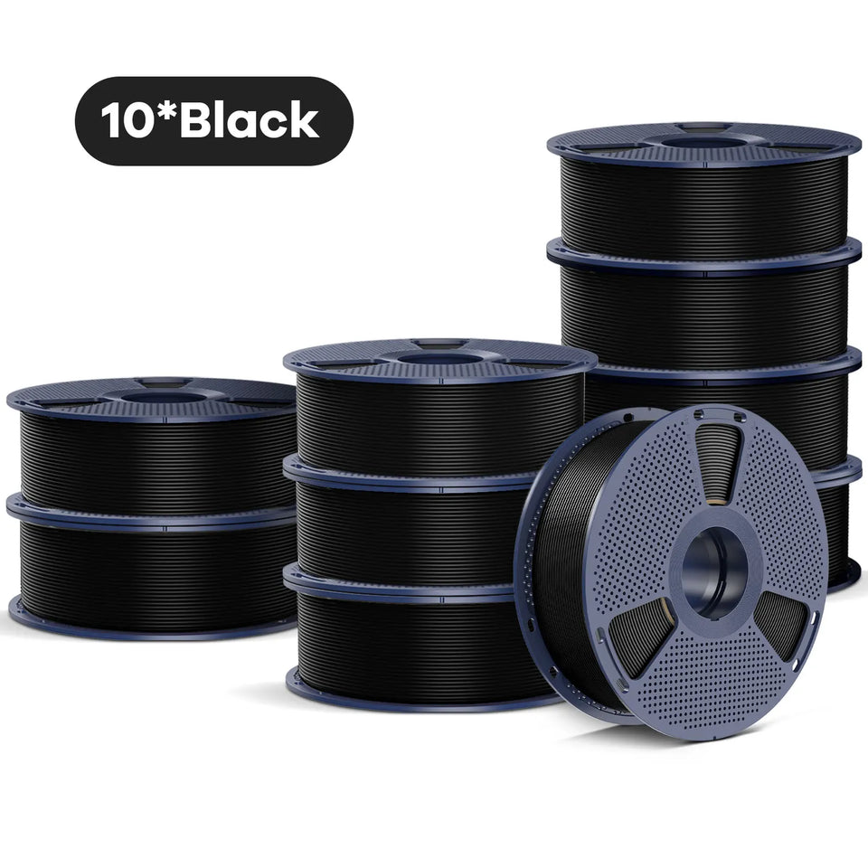 SUNLU Official Filament 10kg PETG filament 1.75mm 1kg/roll 10 Spool 3D Printer Filament PLA/PETG/Silk/ABS/TPU For Bambu Creality