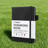 Password Book with Alphabetical tabs. Hardcover Password Keeper Notebook for Seniors, Internet Password Logbook Journal, Address