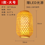 Bamboo Artwork Chandelier Lantern Tea Room Restaurant Restaurant Hot Pot Restaurant Japanese Style Retro Zen