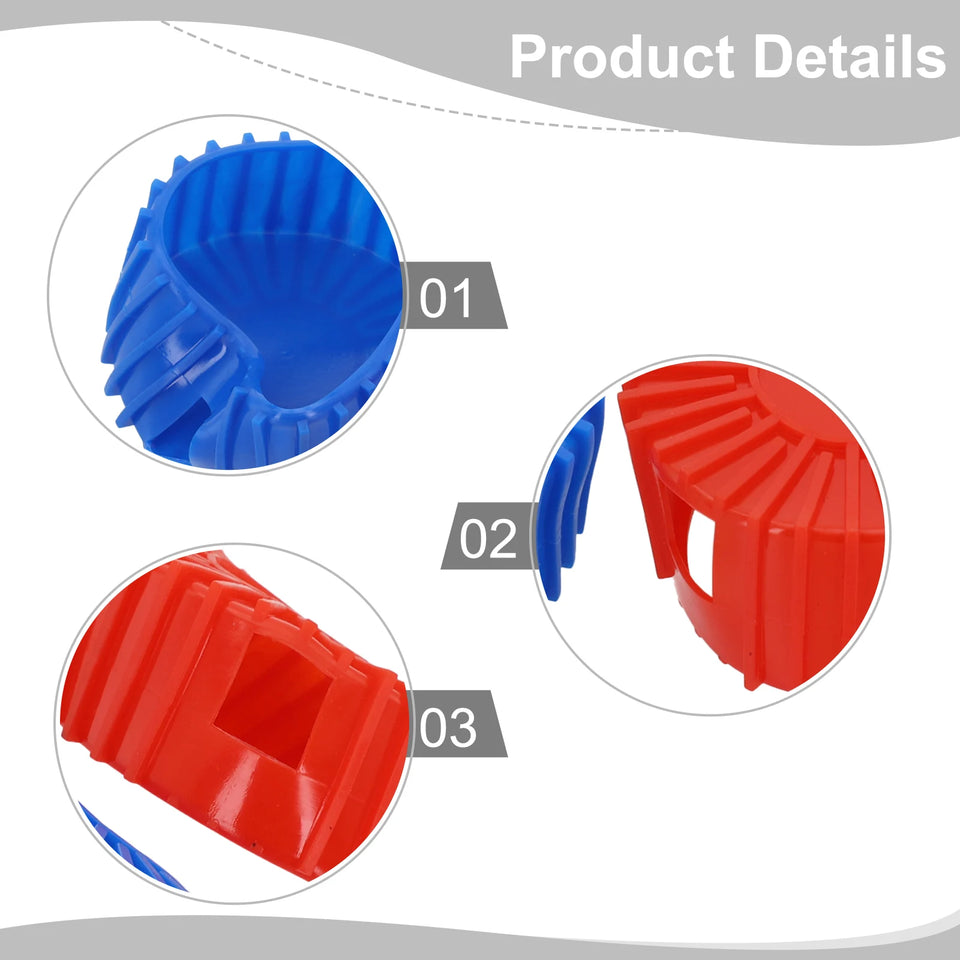 2pcs 70mm Manifold Gauge Protective Boot Covers For Gauges Red Blue Electrical Appliances And Testing Equipment Accessories