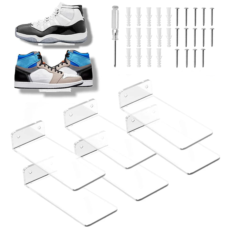 Floating Shoe Display,Shelves Wall Mount Levitating Shoe Display Stand For Sneaker Collection Or Shoes Box