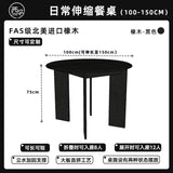 Restaurant Round Dining Table Modern Living Room Lounge Wood Nordic Dining Table Folding High Mesas De Comedor Home Furniture