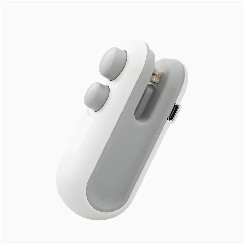Mini Sealing Machine USB  Heat Sealer Storage Bag Plastic Package Food Sealer Clip Bag Handheld Food Heat Sealer