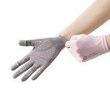 Sunscreen gloves for men and women, touch screen, ice silk thin design, large size, summer outdoor driving, cycling, rider, sun