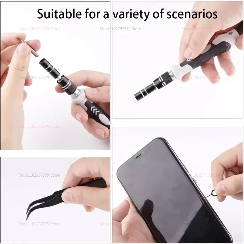 115-in-1 Precision Screwdriver Set for Electronics Repair DIY Tools Kit for Phone Laptop PC Watches Glasses and Eyewear